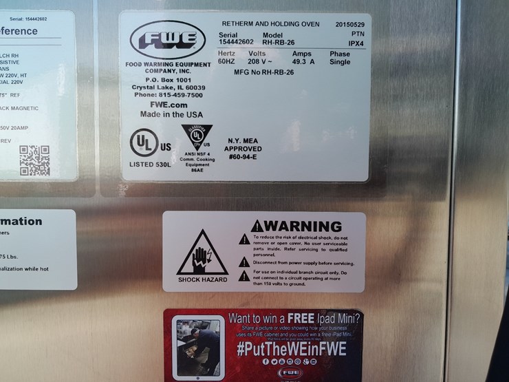 lot#-634--fwe-rethermalizer-oven-image-6