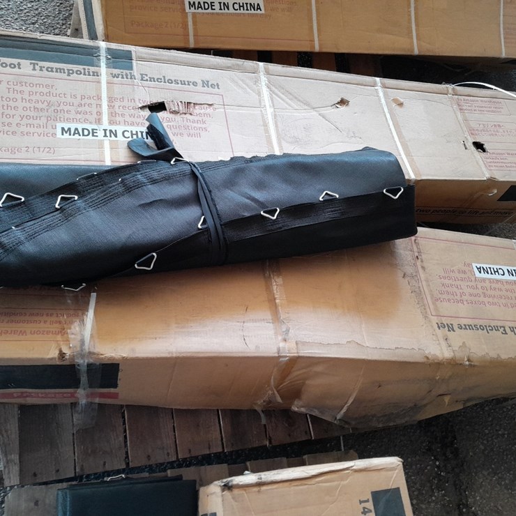 LOT#-795-14FT TRAMPOLINE (2) WITHOUT ENCLOSED NET