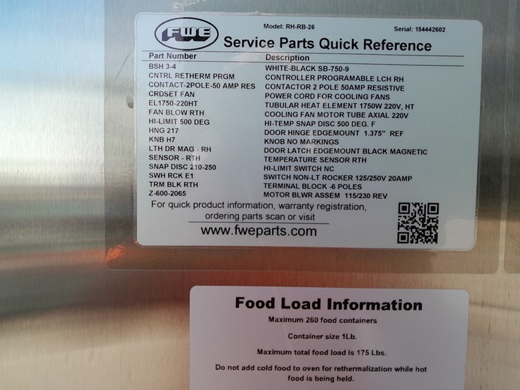 lot#-634--fwe-rethermalizer-oven-image-5