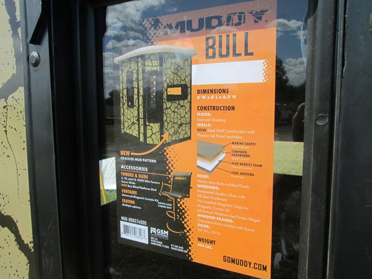 #5257-•-unused-muddy-bull-st-box-blind-w/-10'-observation-tower-image-11
