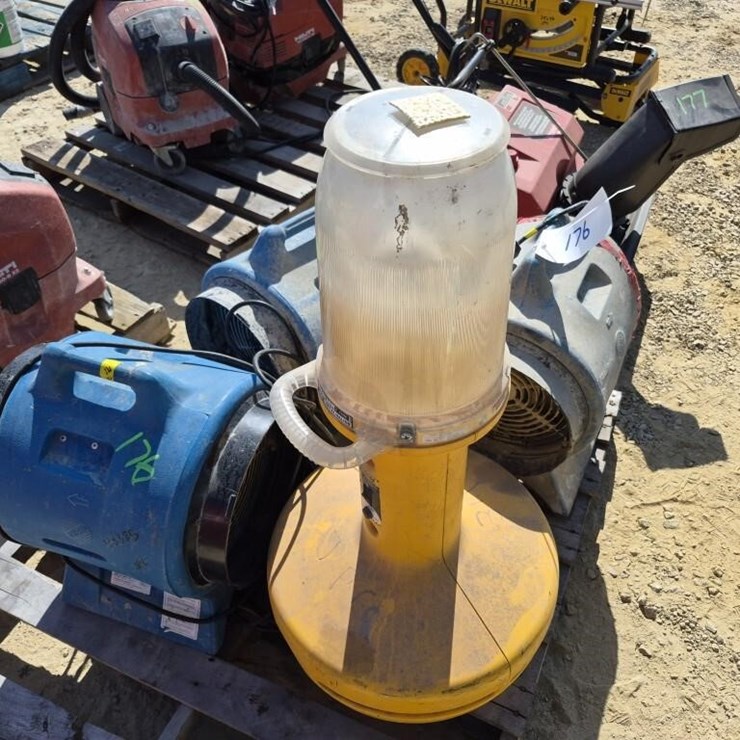 Large Job Site Light & Portable Air Movers/Blowers