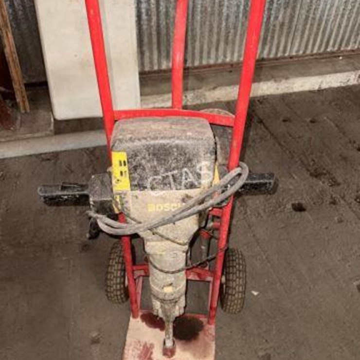 #14 • Bosch Concrete Jack Hammer On Dolly