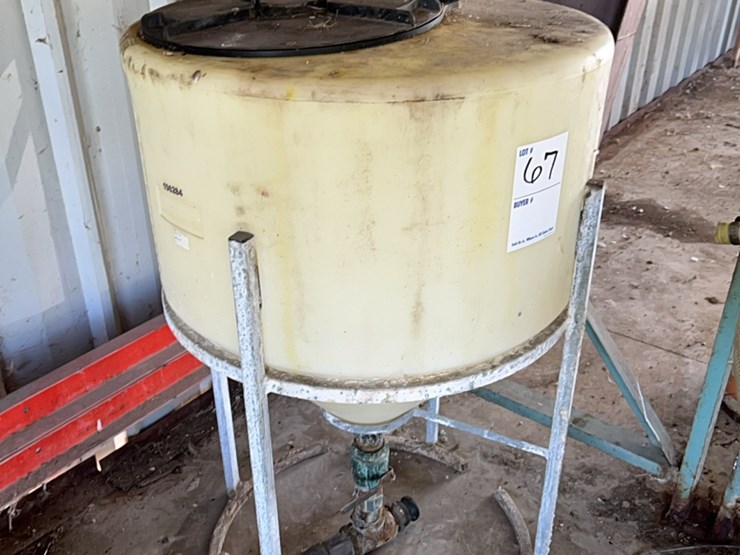 60-gallon-mixing-cone-with-stand-and-fittings-image-1