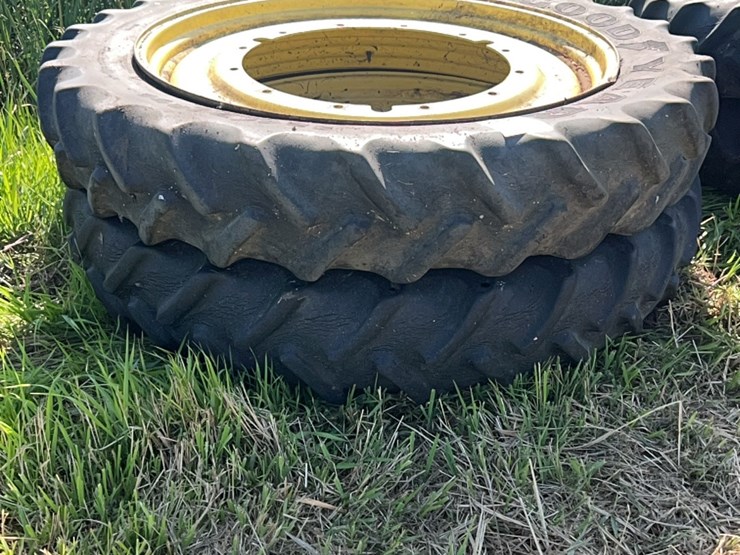 set-of-four-skinny-tires,-size-320/90/r50-came-off-of-john-deere-8300,-would-fit-others-image-2