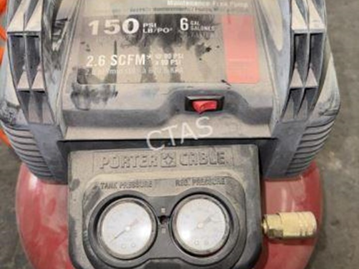 #6-•-porter-cable-6-gal-air-compressor-w/-hose-image-3