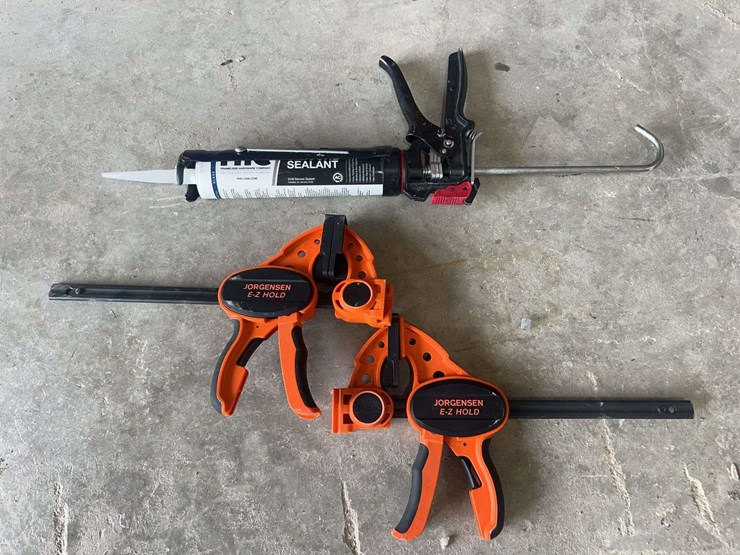 (2)-bar-clamps-and-1-caulk-gun-image-2