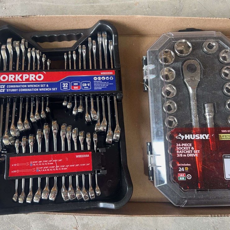 Socket and Ratchet & Wrench Set