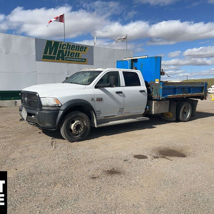 Non-Operable 2012 Ram 5500 4X4 S/A Dump Truck