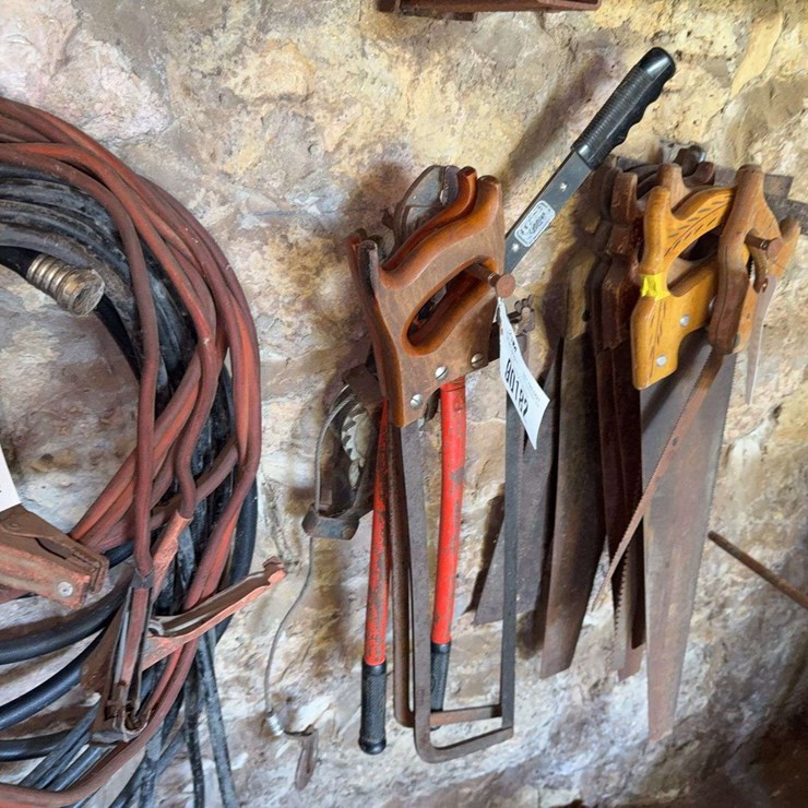 Meat saws, bolt cutter, cable winch
