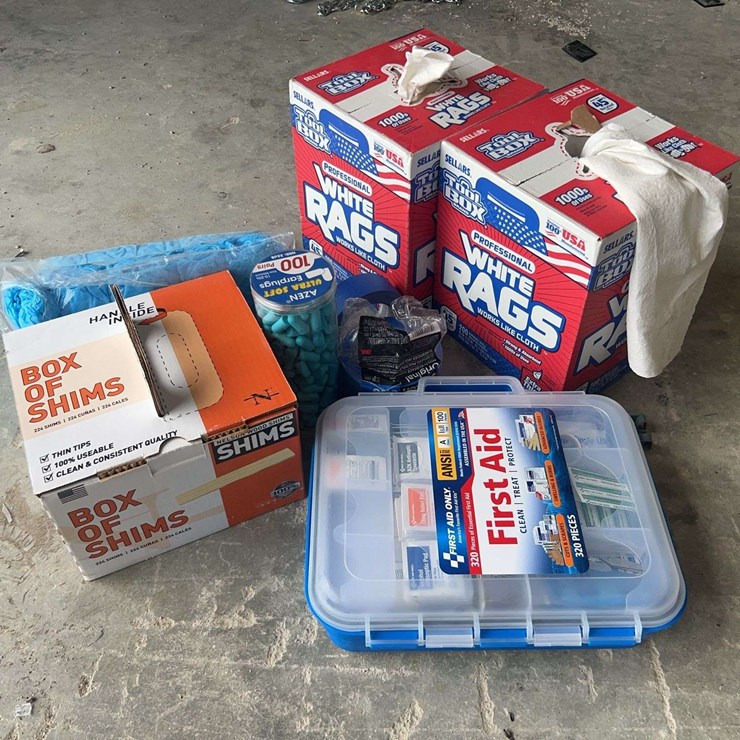 Cleaning Supplies & First Aid Kit