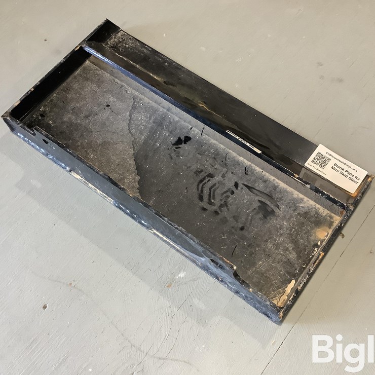 Mini Skid Steer Blank Plate