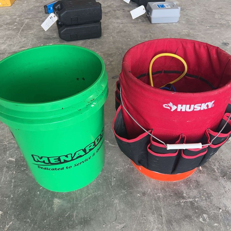Buckets, Bungee Straps, and Angle Finders
