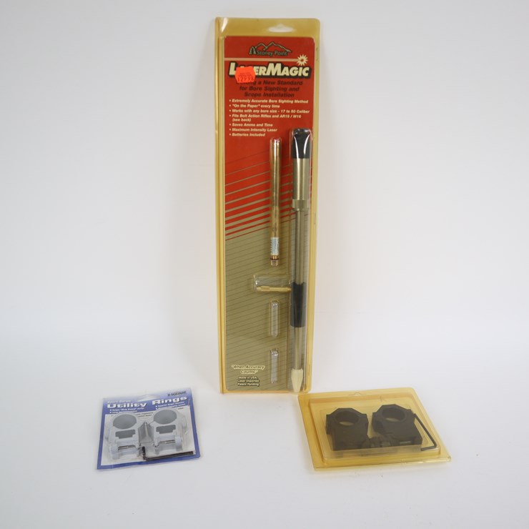 #54 • #4059 • (3) Stoney Point Laser Magic Bore Sighting Lase and Scope Mounts