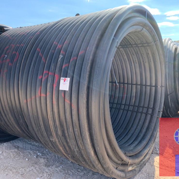 1,000 FOOT ROLL OF 3” SDR7 POLY PIPE