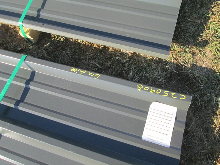 #2081-•-lot-of-(50)-3’-x-12'-28ga-graphite-color-vm-painted-metal-roofing-panels-inv#-29386-image-4