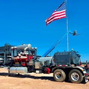 2018 SPM 2500HP 15,000PSI T/A FRAC PUMP TRAILER