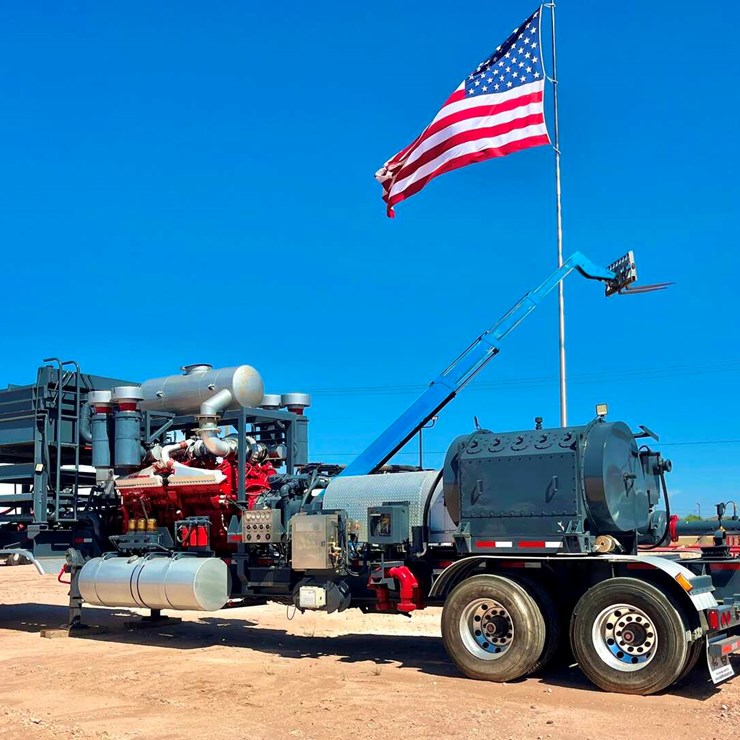 2018 SPM 2500HP 15,000PSI T/A FRAC PUMP TRAILER