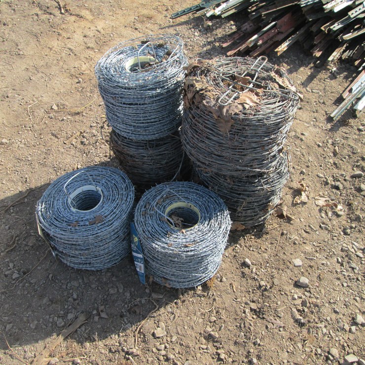 #2030 • Lot of (6) Rolls Barb Wire Inv# 29933