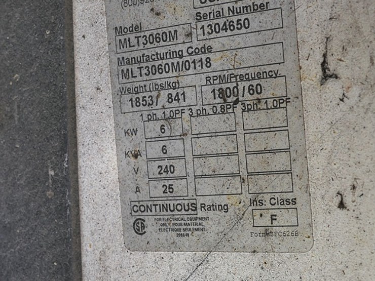 magnum-3060-light-plant,-sn:1304650,-diesel,-4-light,-6kw/-240v-image-10
