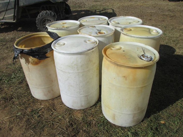 #2057-•-lot-of-(8)-plastic-barrels-inv#-29914-image-3