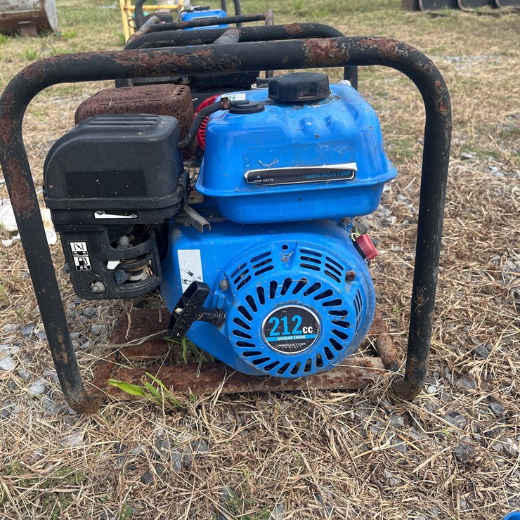 #187 • PACIFIC HYDROSTAR 212 CC GAS POWERED TRASH PUMP