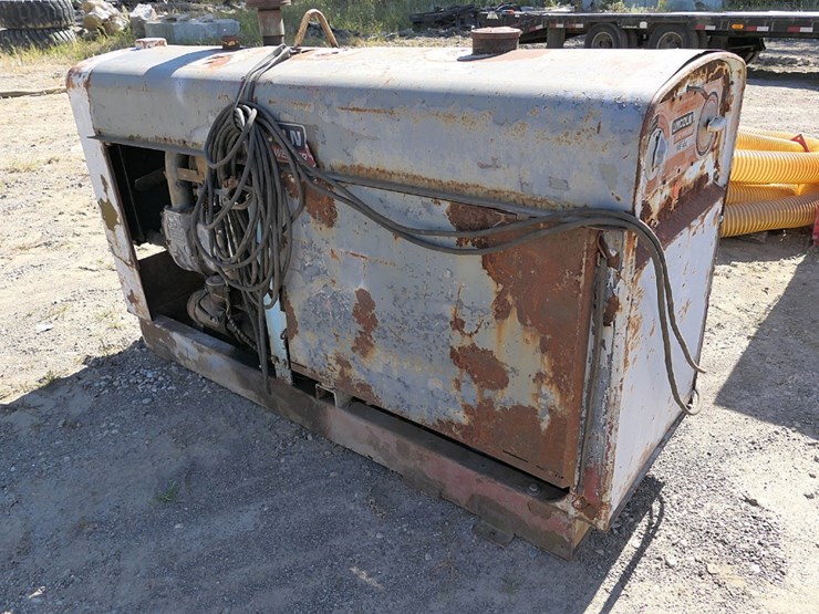 lincoln-sae400-portable-dc-welder,-detroit,-skid-mtd.-image-4