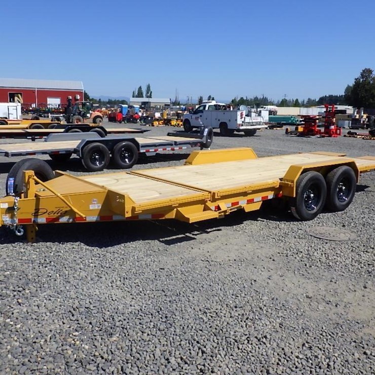 2025 Delta 7'x20' T/A Tilt Deck Trailer