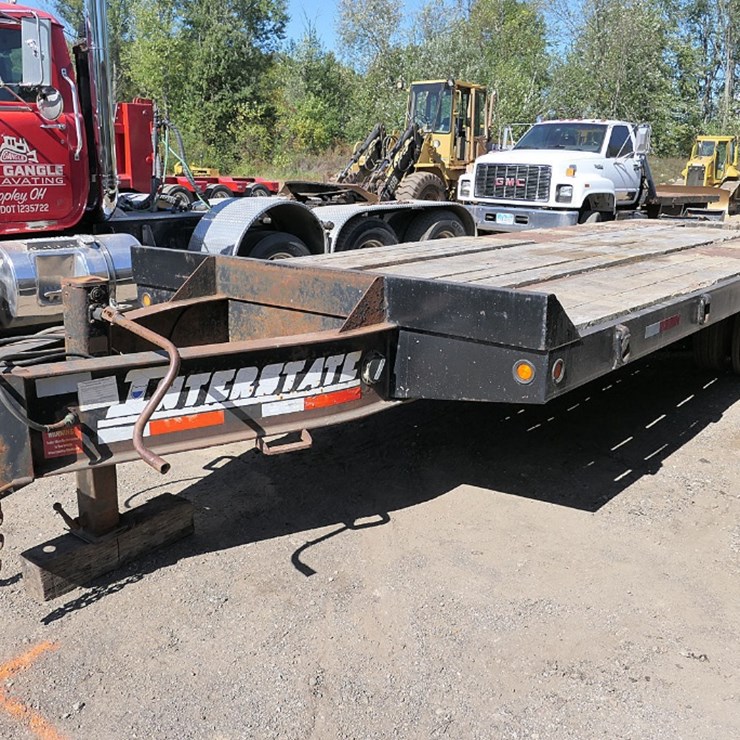 2008 Interstate 25 Ton Triaxle Tag Trailer, SN:1JKDLA5028M009815, 102''x24'