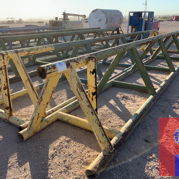 (2X$) 28’ X 42” TRIANGLE PIPE RACKS