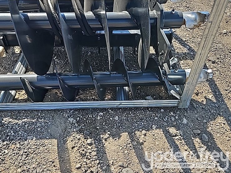 unused-jct-hydraulic-auger-drive,-bits,-qa-9",12",-18"-alloy-bits-to-suit-skidsteer-image-9