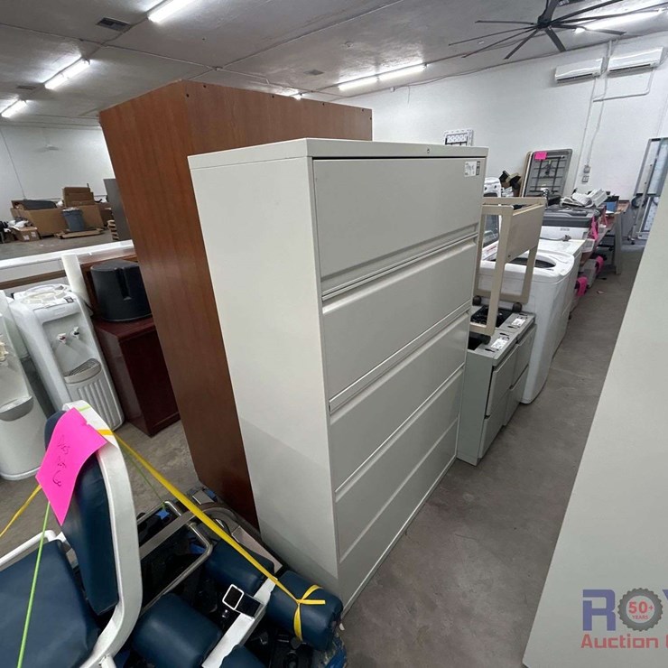 Large metal filing cabinets