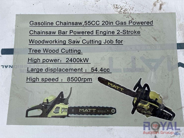 unused-matt-mt9155-gas-powered-chainsaw-image-1