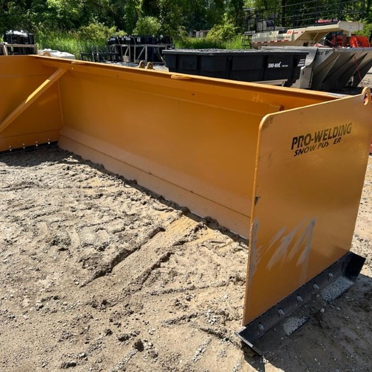 IA 12' Wheel Loader Snow Pusher