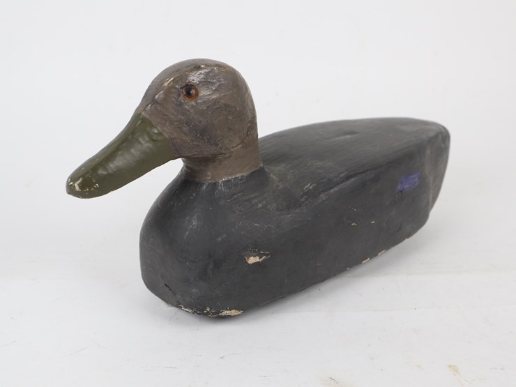 #73-•-#4254-•-tom-kryston-hand-painted-wood-duck-decoy-image-1