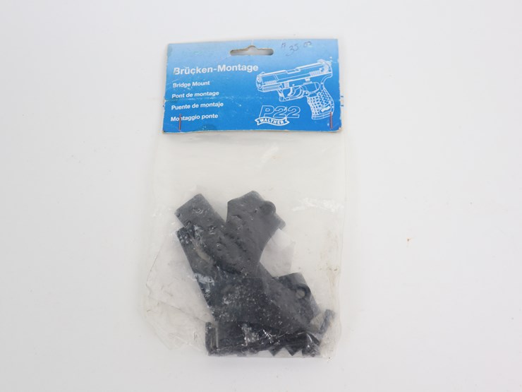 #53-•-#4058-•-walther-smith-&-wesson-p22-bridge-optic-mount-with-weaver-base-image-1