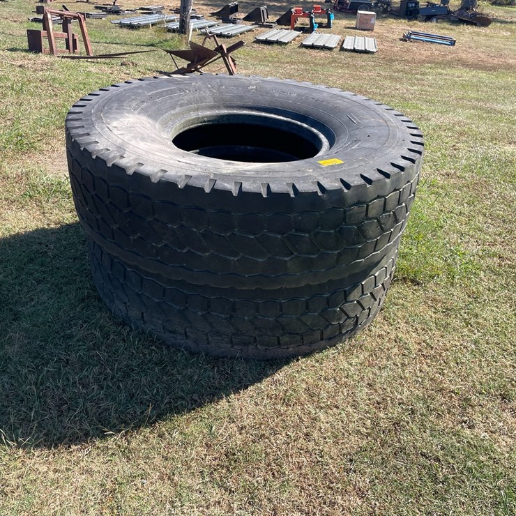#2037 • Lot of (2) 445/95R25 Industrial Tires Inv# 29766