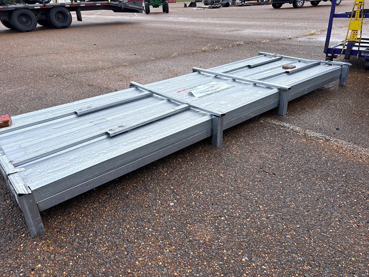 #6883-•-(100)-10ft-galvalume-corrugated-steel-panels-(new)-image-1