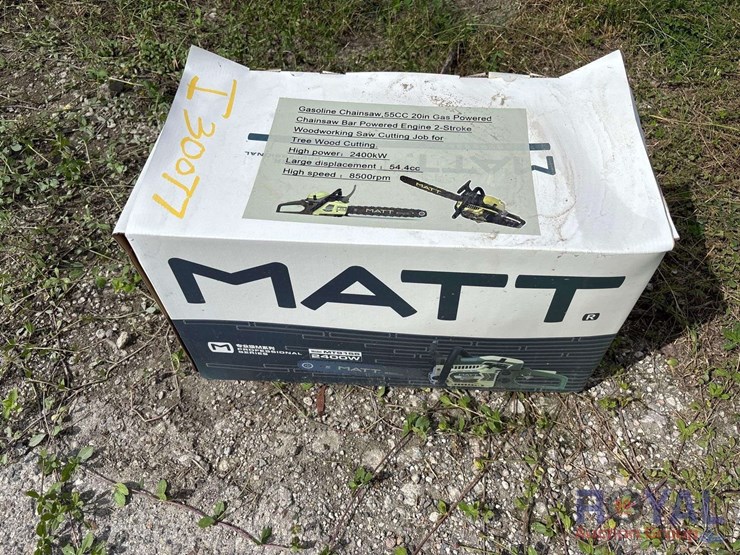 unused-matt-mt9155-gas-powered-chainsaw-image-2