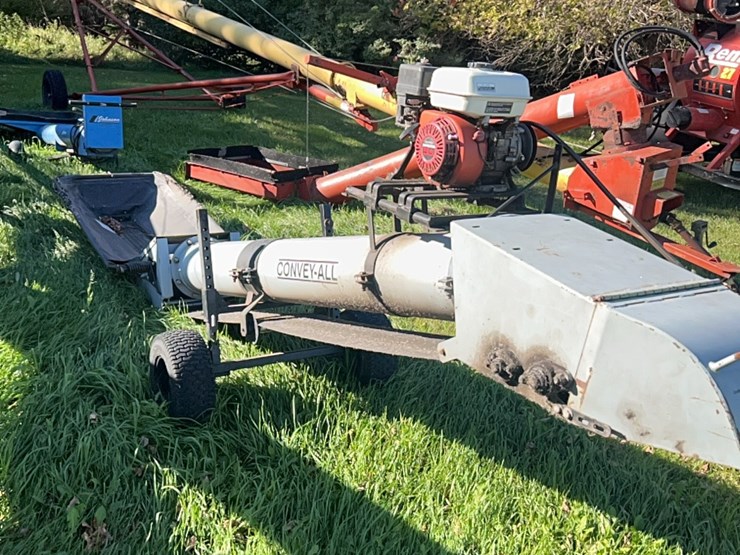 convey-all-jumpauger-conveyor-with-good-honda-5-1/2-hp-model-gx160-engine,-good-unit,-works-fine-image-1