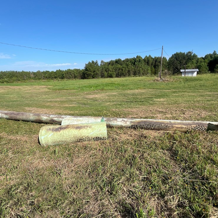 #134 • MISC LOT OF PVC PIPE