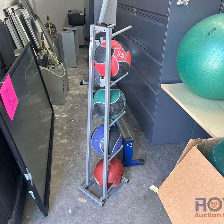 4 Power Systems Balls with Rack