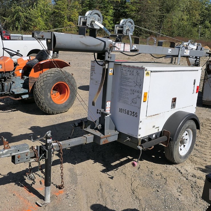 Magnum 3060 Light Plant, SN:1304650, Diesel, 4 Light, 6kw/ 240v