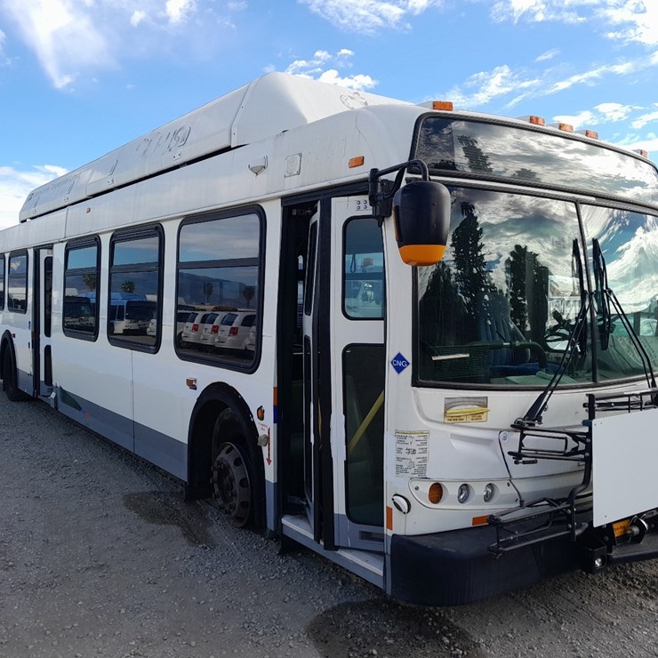 LOT#--2007 NEW FLYER C40LFR TRANSIT BUS