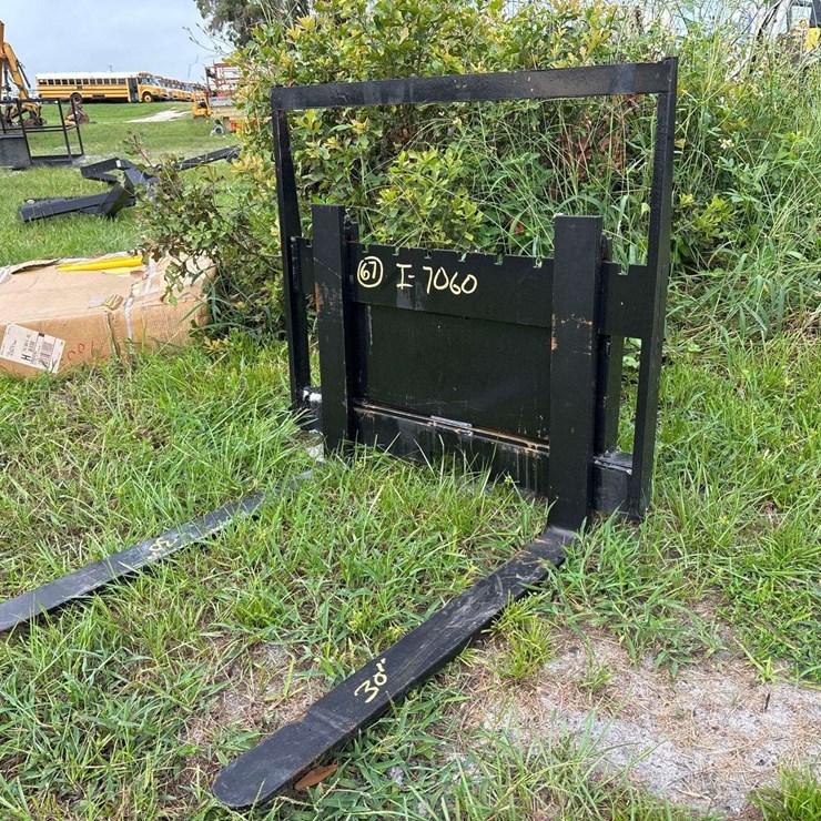 30in Forks and Frame Mini Skid Steer Attachment