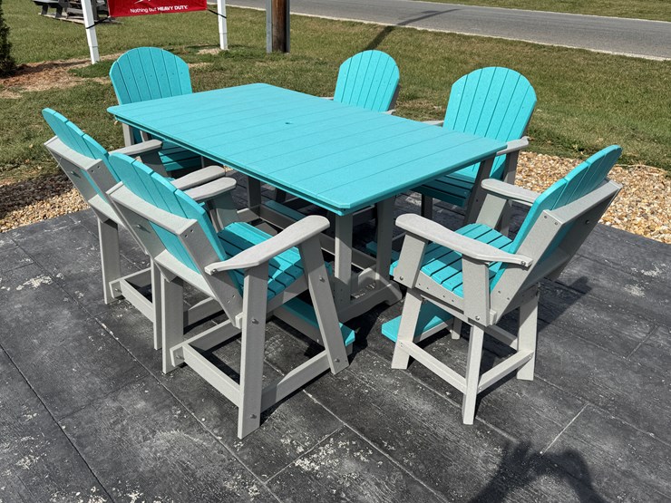 #1656-•-6-foot-poly-dining-table-set-(counter-height)-image-2
