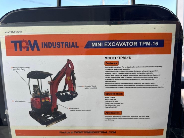 new-tpm-industrial-co-mini-excavator-model-tpm-16-image-7