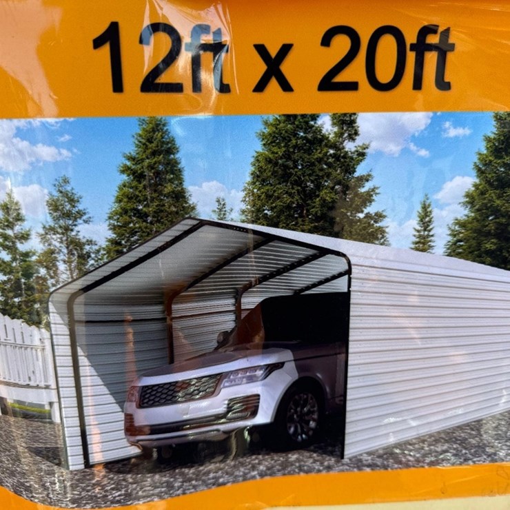 New SD Lanche Co 12ft x 20ft Carport Type SDLC1220