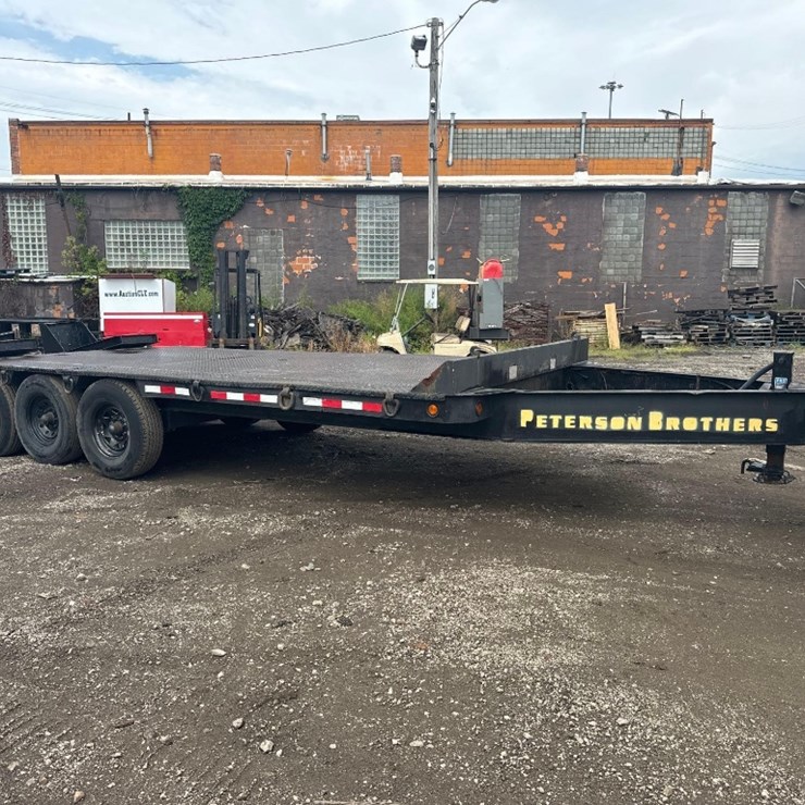 Steel Deck 16+4 ft x 8ft Tri-Axle Equipment Trailer