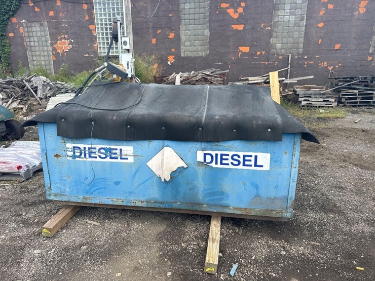 allset-machinery-500-gal-diesel-fuel-tank-w/-fill-rite-12v-pump-image-1