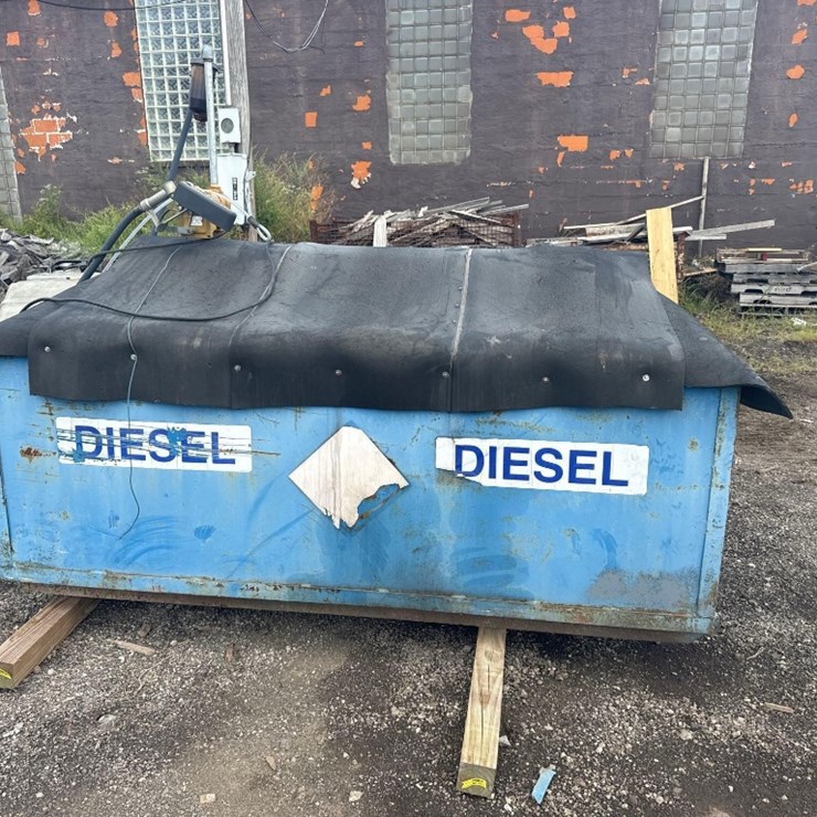 AllSet Machinery 500 gal Diesel Fuel Tank w/ Fill-Rite 12v Pump
